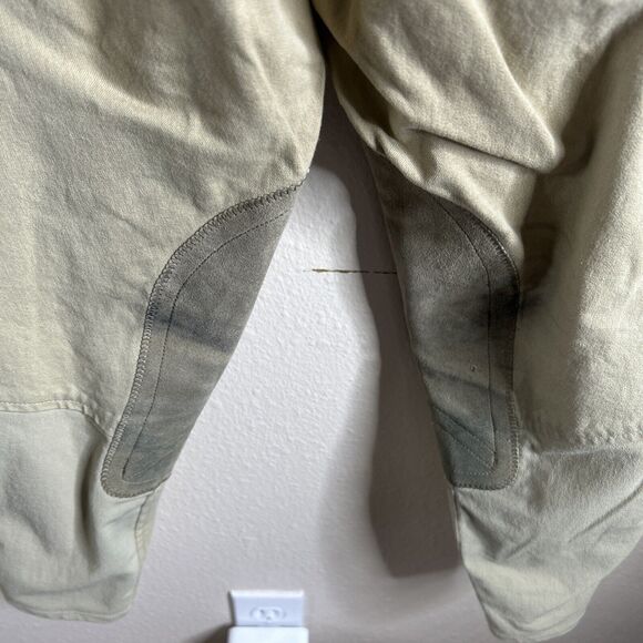 ARIAT Sport Women’s Breeches Pants 30R Biege Horse Riding Equestrian Side Zip - Picture 12 of 15
